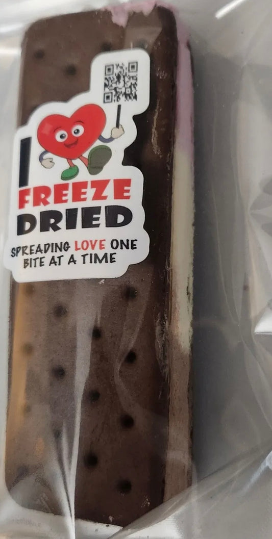 Freeze Dried Neapolitan Ice Cream Sandwich