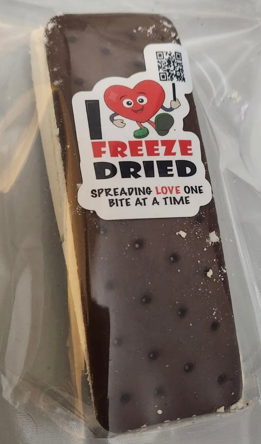 Freeze Dried Vanilla Ice Cream Sandwich