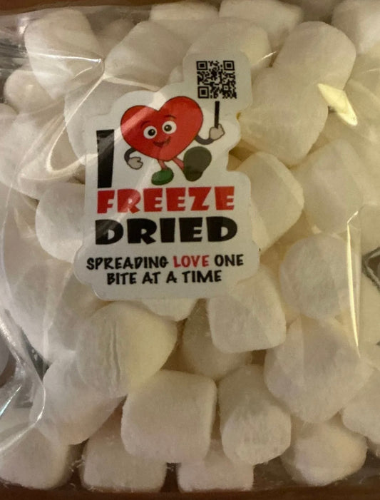 Freeze Dried White Marshmallows