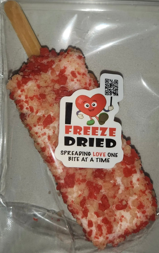 Freeze Dried Strawberry Shortcake Ice Cream Bar